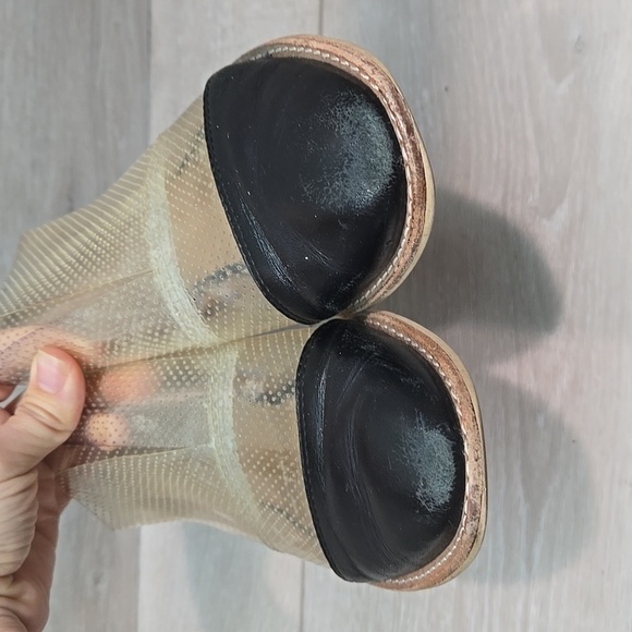 All Black Women Black &Transparen Loafer Slip On Shoes Sz 39/8.5 - Picture 4 of 14